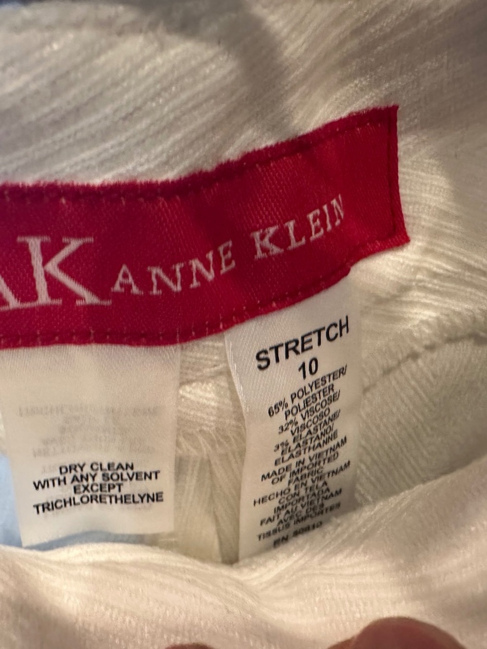 Anne Klein Winter White Pants